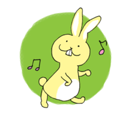 Easy Rabbit -Nuruusa- sticker #5491476