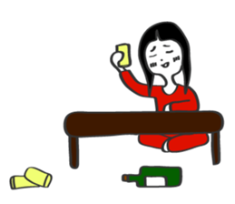 Yoko is Selfish sticker #5491939