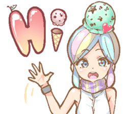 Chocolate Mint Girl Himiko 28 year's old sticker #5492300