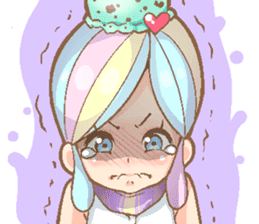 Chocolate Mint Girl Himiko 28 year's old sticker #5492303