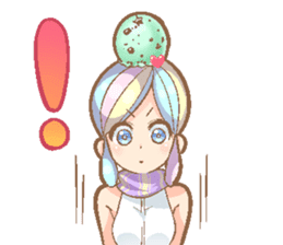 Chocolate Mint Girl Himiko 28 year's old sticker #5492307