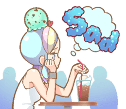 Chocolate Mint Girl Himiko 28 year's old sticker #5492308