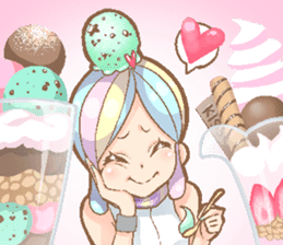 Chocolate Mint Girl Himiko 28 year's old sticker #5492313