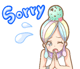 Chocolate Mint Girl Himiko 28 year's old sticker #5492314