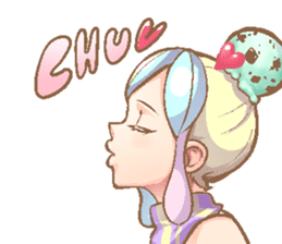 Chocolate Mint Girl Himiko 28 year's old sticker #5492328