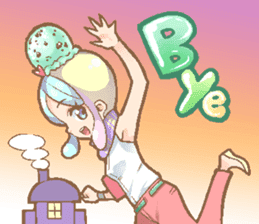 Chocolate Mint Girl Himiko 28 year's old sticker #5492338