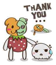 Skullberry & Zombear sticker #5492458