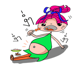 Ka Nom Pang and friends sticker #5492641