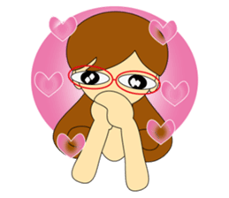 Kashiko is  working lady sticker #5493282