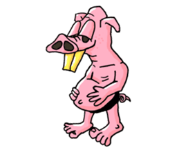 Bapet The Pig sticker #5493300