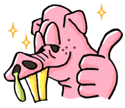 Bapet The Pig sticker #5493301