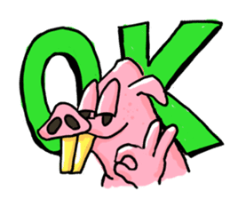 Bapet The Pig sticker #5493312