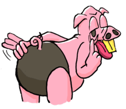 Bapet The Pig sticker #5493324