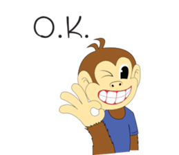 Mr.monkey sticker #5493393