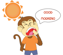 Mr.monkey sticker #5493396