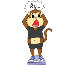 Mr.monkey sticker #5493402