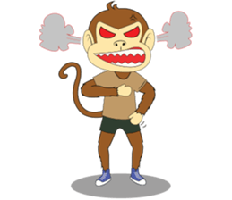 Mr.monkey sticker #5493406