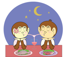 Mr.monkey sticker #5493412