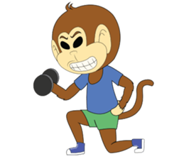 Mr.monkey sticker #5493418