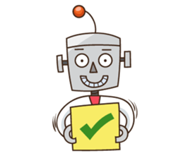 Salary robot sticker #5493508