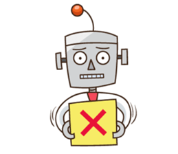 Salary robot sticker #5493509