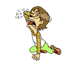 chibi chara friends sticker #5494360