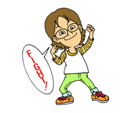 chibi chara friends sticker #5494362