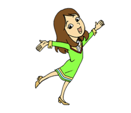 chibi chara friends sticker #5494373