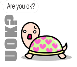 The balloon sticker of KAMEtan(English) sticker #5494422