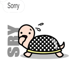 The balloon sticker of KAMEtan(English) sticker #5494426