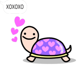 The balloon sticker of KAMEtan(English) sticker #5494429