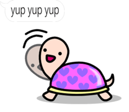 The balloon sticker of KAMEtan(English) sticker #5494433