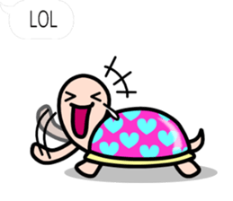 The balloon sticker of KAMEtan(English) sticker #5494438