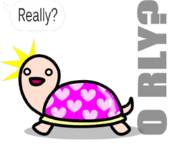 The balloon sticker of KAMEtan(English) sticker #5494441