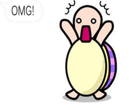 The balloon sticker of KAMEtan(English) sticker #5494442