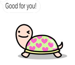 The balloon sticker of KAMEtan(English) sticker #5494447