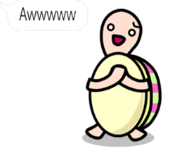 The balloon sticker of KAMEtan(English) sticker #5494448