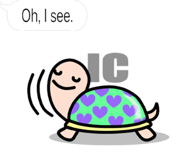 The balloon sticker of KAMEtan(English) sticker #5494453