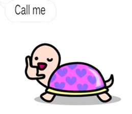 The balloon sticker of KAMEtan(English) sticker #5494454