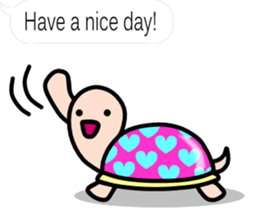 The balloon sticker of KAMEtan(English) sticker #5494457