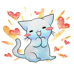 very lovely cats sticker #5494686