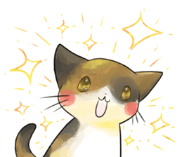 very lovely cats sticker #5494690