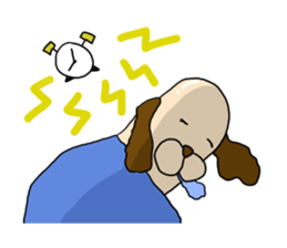 Dog that became a 30-year-old sticker #5495234