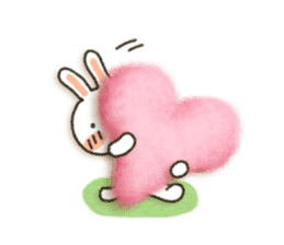 Soft rabbit! sticker #5496277