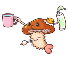 Fried Egg Mushroom sticker #5496513