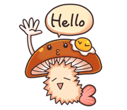 Fried Egg Mushroom sticker #5496515