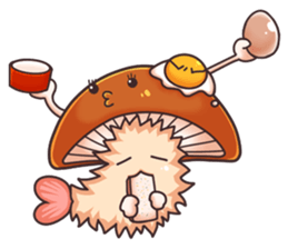 Fried Egg Mushroom sticker #5496517