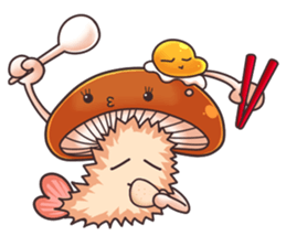Fried Egg Mushroom sticker #5496535