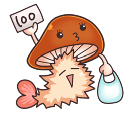 Fried Egg Mushroom sticker #5496539