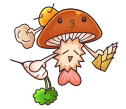 Fried Egg Mushroom sticker #5496579